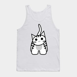 Cat Chummy (White) Tank Top